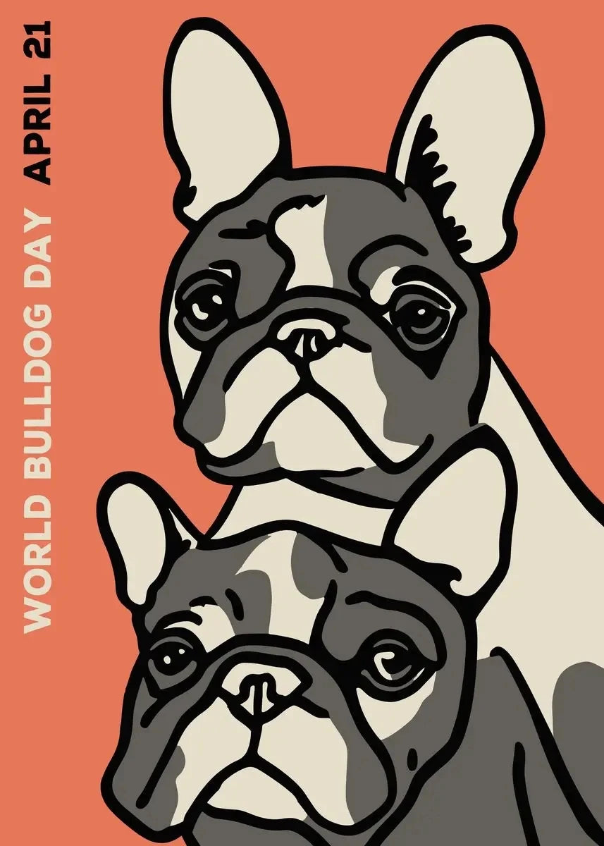 1pc frameless Canvas Painting Colorful Bulldog Sausage Dog Cute Dachshund Portrait Poster Canvas Painting And Print Pop Art Wall