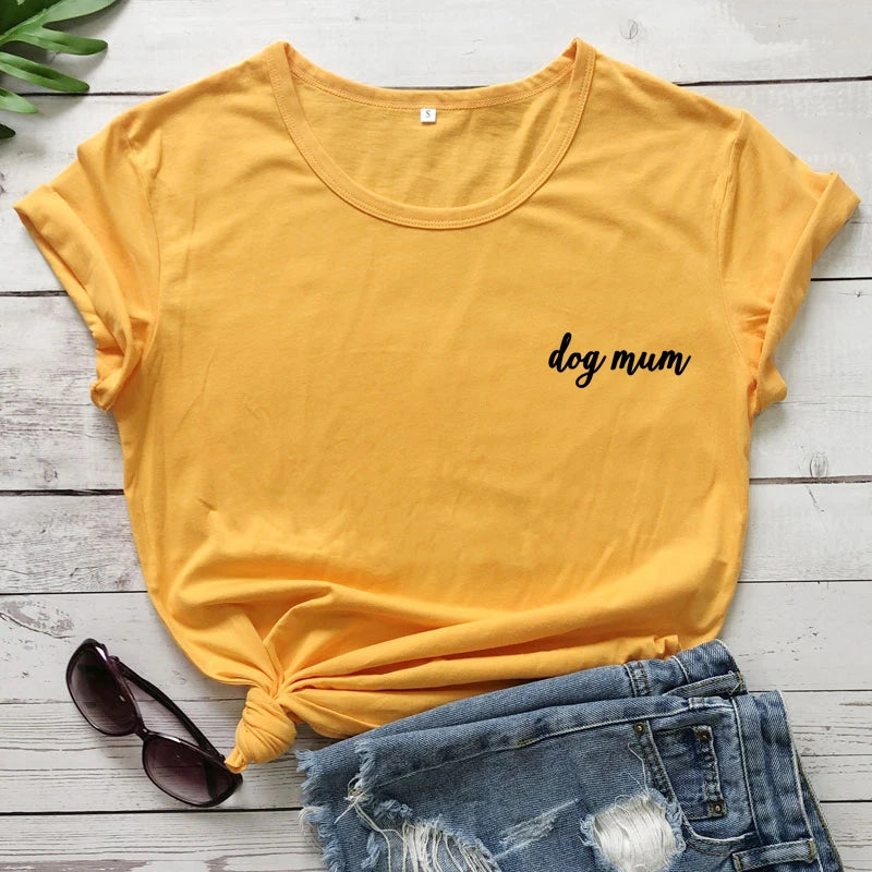 Dog Mum Graphic T-Shirt – Cute & Casual Pet Parent Tee