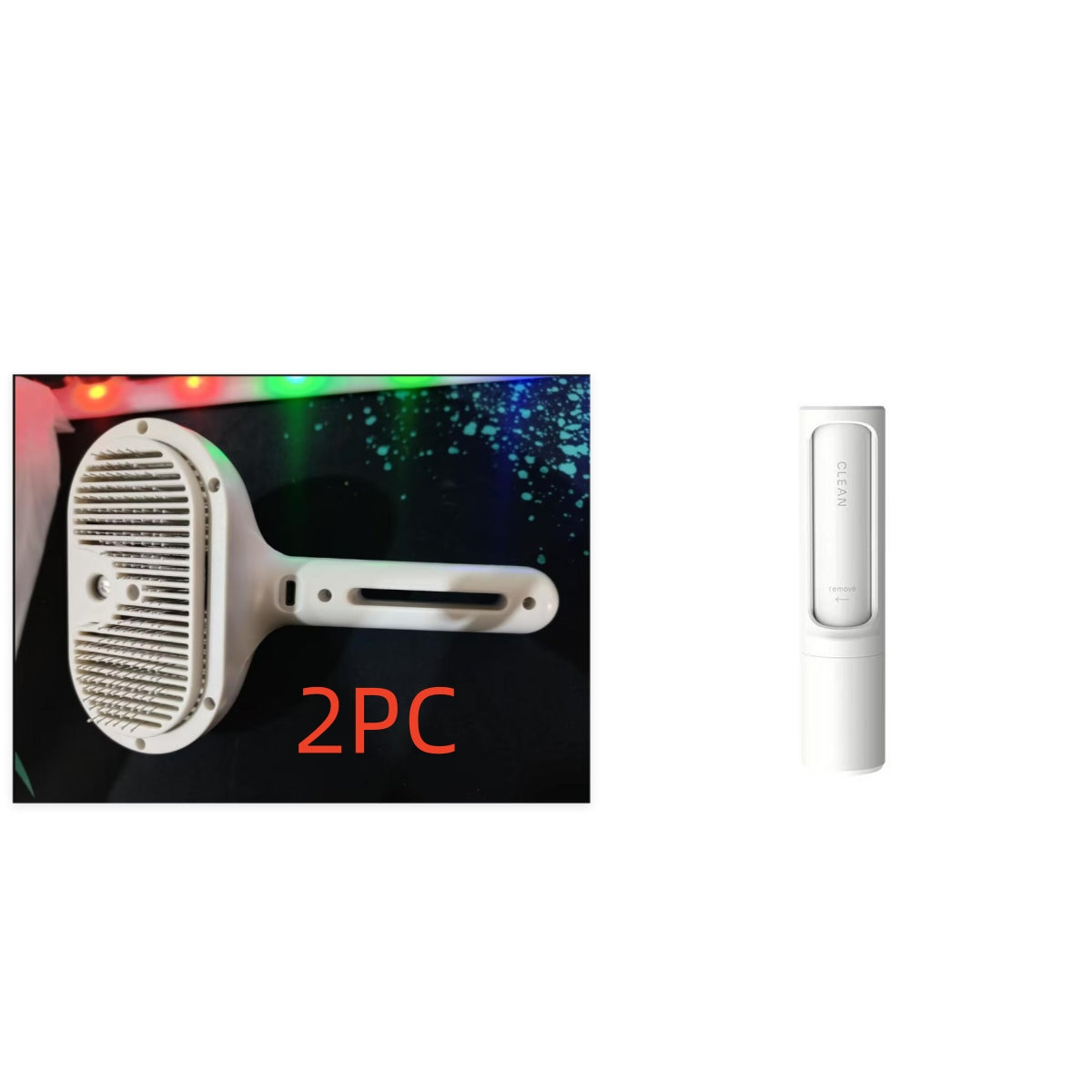 White electronic device with a remote control on a white background
